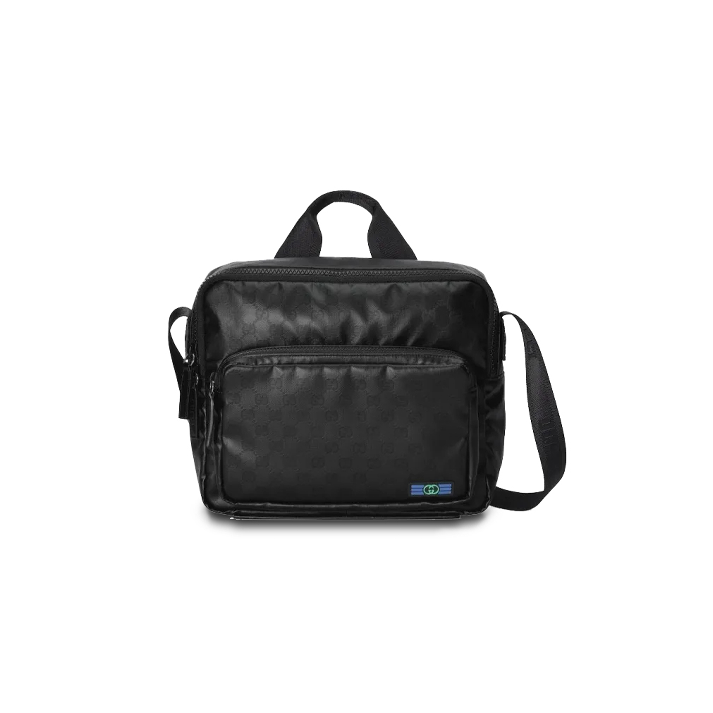 G*u*i canvas with leather  shoulder bag 782764 (30*25*8.5cm)